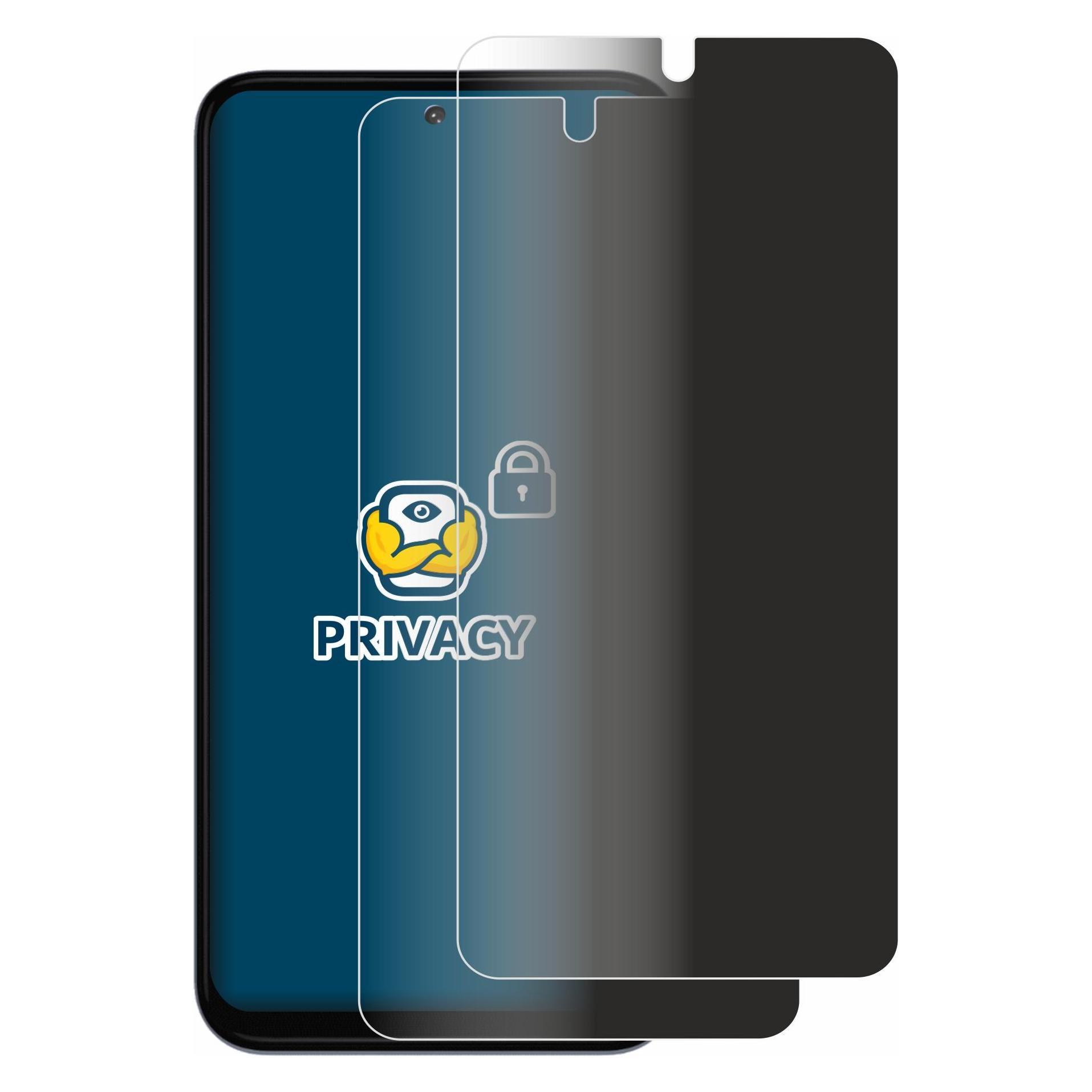 Brotect Sichtschutzfolie Anti-Spy Privacy Folie Blaulicht-Schutz (Motorola Moto G31) (4343759)