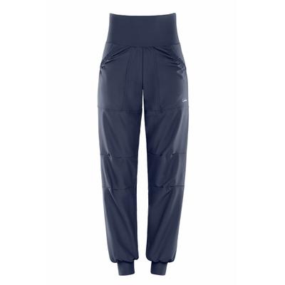 Sporthose WINSHAPE "Functional Comfort Leisure Time Trousers LEI101C", Damen, Gr. M, Normalgrößen, grau (anthrazit), 85% Polyester, 15% Elasthan, Hosen Sporthose, High Waist