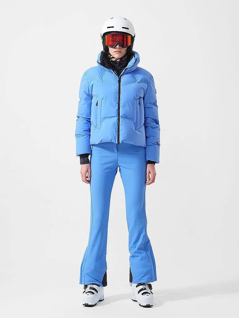 SPORTALM Damen Softshell Skihose mit dynamischer Linienführung blau   38 W