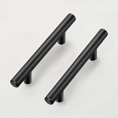 Lumi Home Furnishings Cabinet Handle Pull - 5 Inch, Modern T-Bar Design, 3 Inch Hole Center