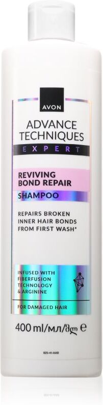 Avon Advance Techniques Reviving Bond Repair shampoing pour cheveux fins et abîmés 400 ml