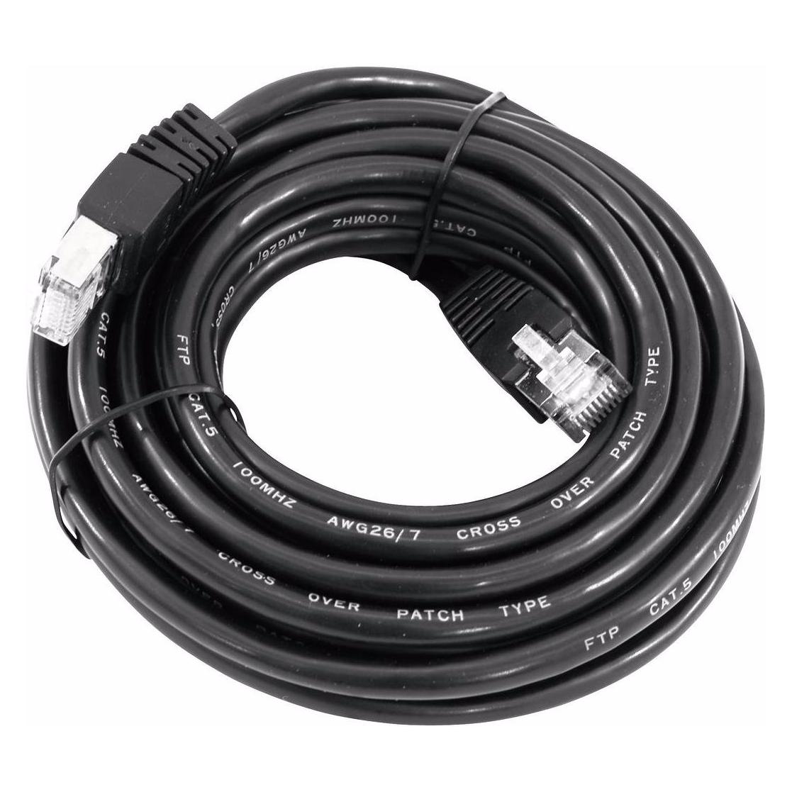Omnitronic CAT-5 Kabel 5m sw (CAT5e, 5 m) (30222070)