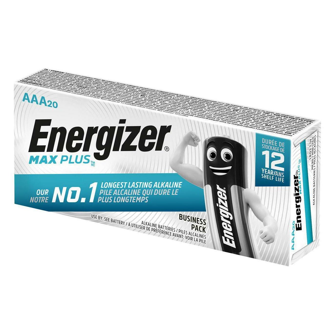 Energizer Max Plus Micro (AAA) 20 Stück (20 Stk., AAA) (E301322900)