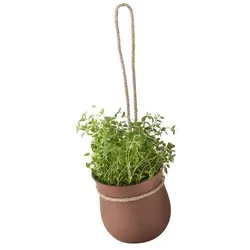 Rig-Tig by Stelton, Blumentopf, RIGTIG GROWIT Kräutertopf terrakotta (13 x 13 cm)