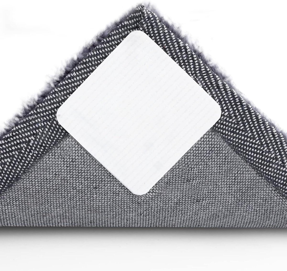 Vacuüm Rug Grippers Wit - Antislip Pads voor het Stabiliseren van Tapijt - 25x25 mm
