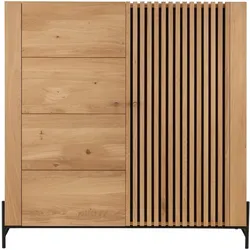 Massivholz »Ascona« Highboard II 140x140x45 cm / ohne Inlay