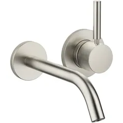 Dornbracht Meta Wand-Wascharmatur 36860660-06 Unterputz, ohne Ablaufgarnitur, Ausladung 190 mm, platin matt