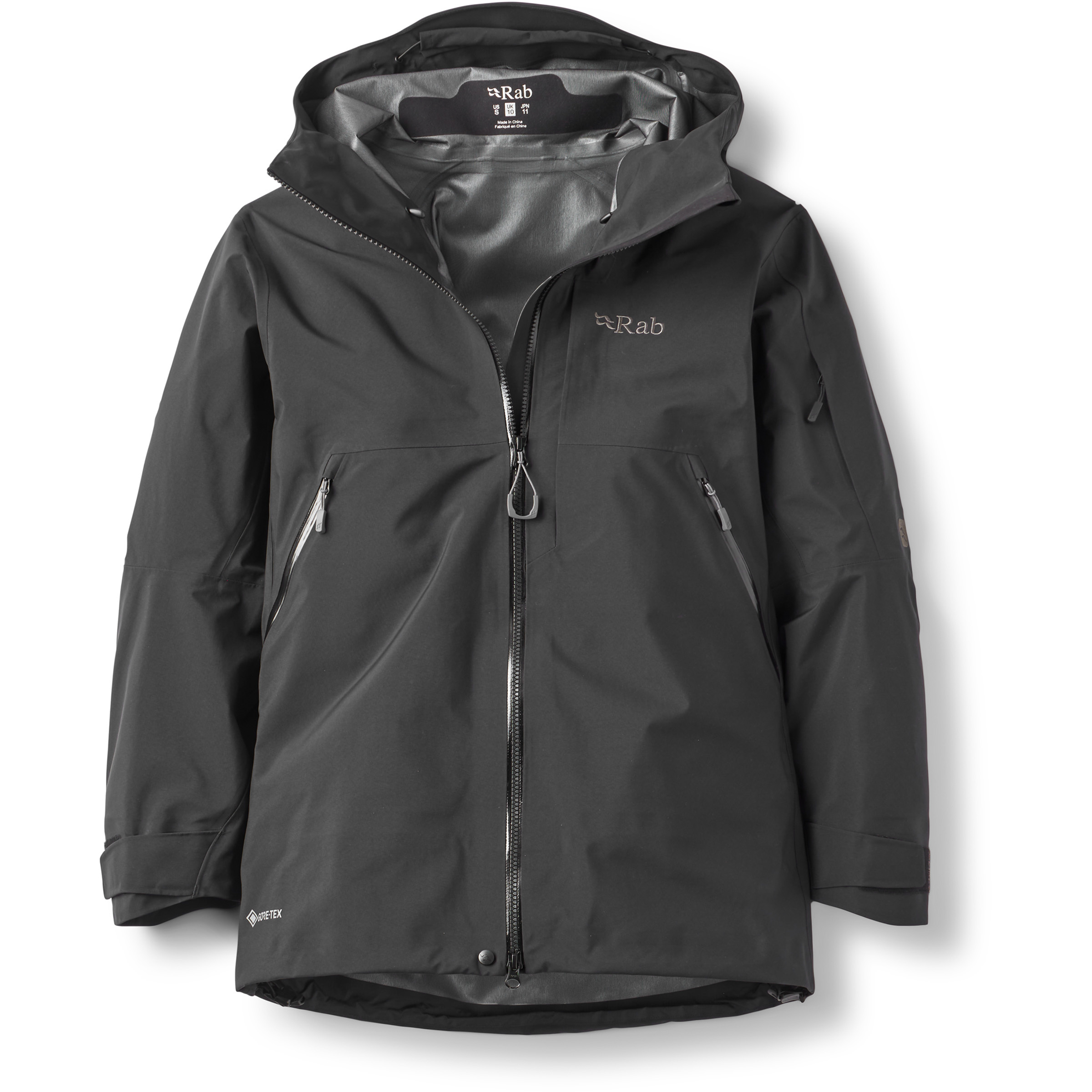 Rab Khroma Diffuse GTX Damen Regenjacke black Größe S Skifahren | Skitour Winddicht Wasserabweisend