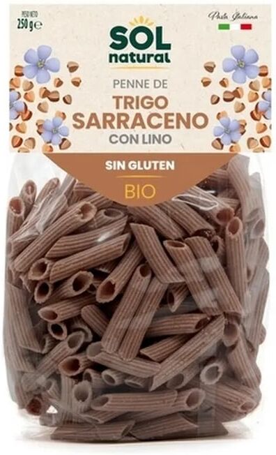 Sol Natural Macarrão Trigo Sarraceno e Linho Sem Glúten Eco