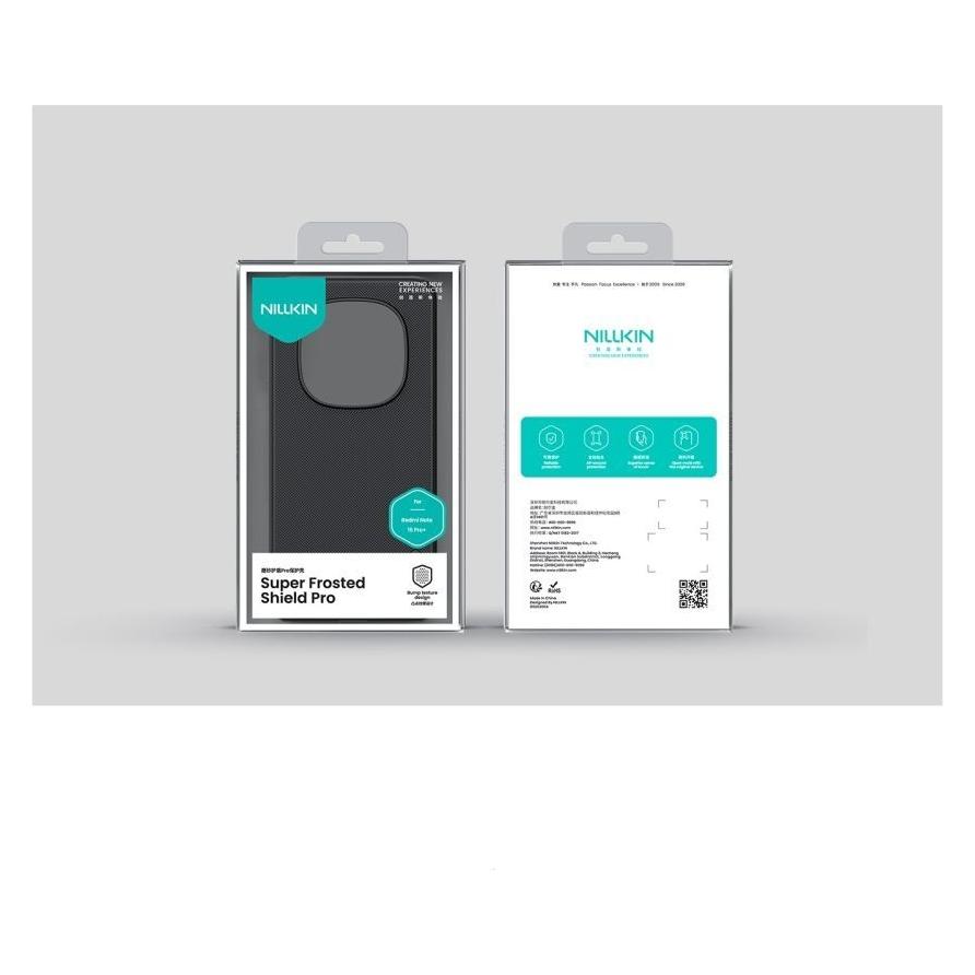 Nillkin Super Frosted PRO Zadní Kryt pro Xiaomi Redmi Note 15 Pro+ 5G Black (Xiaomi Redmi Note 15 5G) (57983129723)