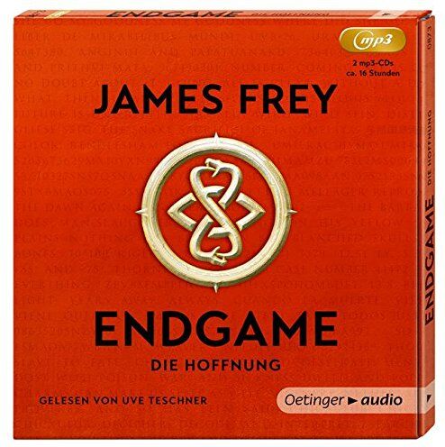 James Frey - Endgame . Die Hoffnung mp3- 2 CD: Band 2, Ungekürzte Lesung - Preis vom 18.10.2026 19:22:15 h
