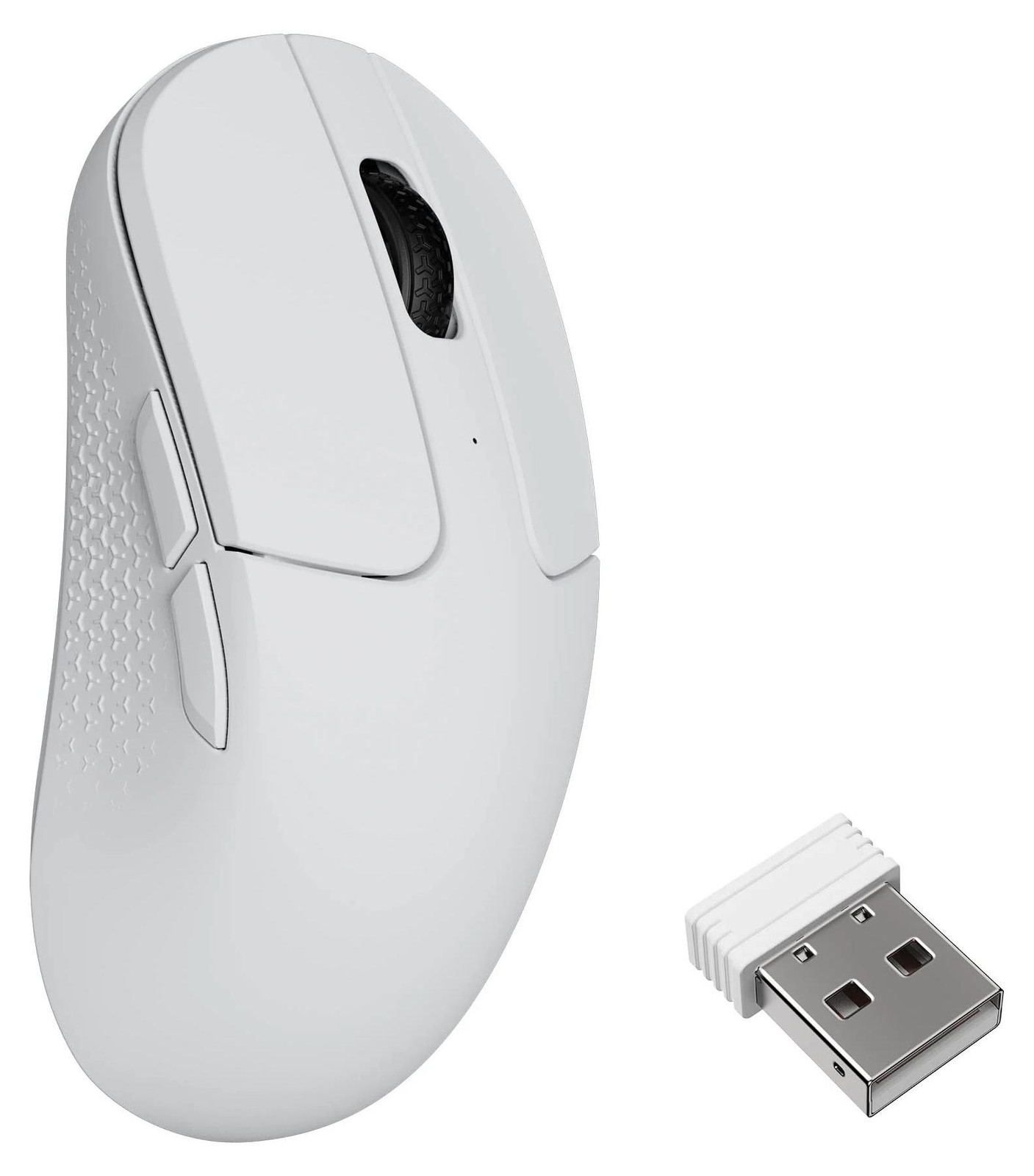 Keychron M3 Mini draadloze muis voor rechtshandigen, wit, 30000 DPI, Bluetooth en RF
