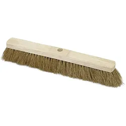 Sorex Saalbesen Kokos mit Holzkörper und Loch 60 cm Besen Kehrbesen mit Loch