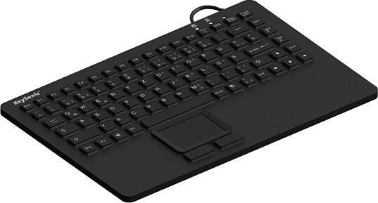 KeySonic KSK-5230IN​ kabelgebundene Tastatur mit Touchpad - QWERTY UK - schwarz 28085