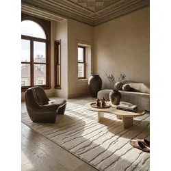 Teppich Kurzflor Creme 160x230 cm - CETINA   Kadima Design