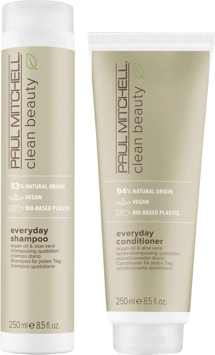 500ml Paul Mitchell Clean Beauty Everyday Set (Shampoo 250ml + Conditioner 250ml)