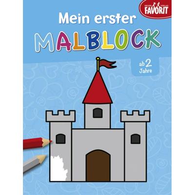 Mein erster Malblock – blau, Taschenbuch von , Neuer Favorit, 978-3-8494-0002-6