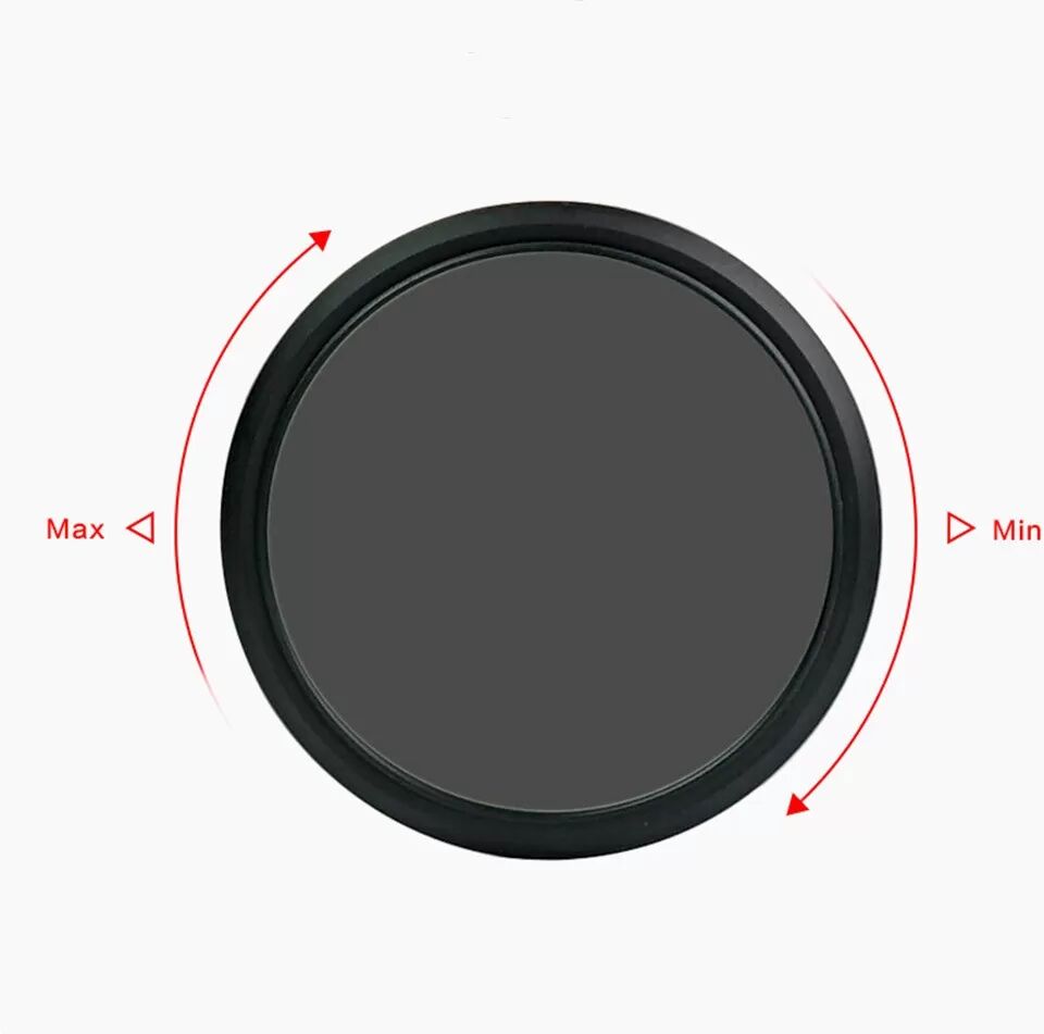 INF Verstellbarer ND UV Filter ND2-400 Graufilter für Kameras - Kontrollieren Sie das Licht 82 mm