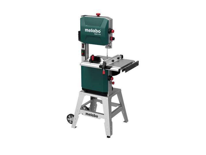 Bandsäge METABO BAS 318 Precision WNB , grün, B:980mm H:1.600mm L:66,5mm, Sägemaschinen, Bandsäge