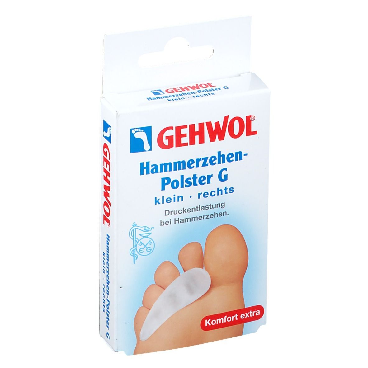 Gehwol Hammerzehen-Polster G rechts klein 1 St Zehenspreizer
