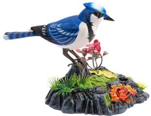 IH Casa Decor Voice-Activated Induction Bird Decor Blue Jay