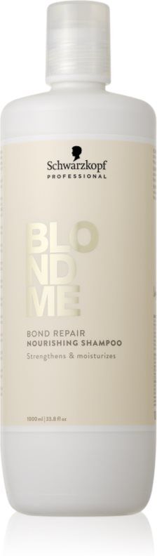Schwarzkopf Professional Blondme Bond Repair Nourishing Shampoo intensives, nährendes Shampoo für blonde Haare 1000 ml
