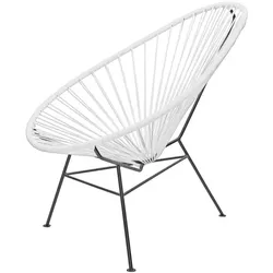 Stuhl Acapulco Chair Acapulco Design Bespannung weiß, 70x92x95 cm