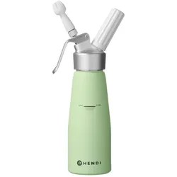 HENDI Sahnespender, 0,5L, Pastellgrün, ⌀80x(H)260mm