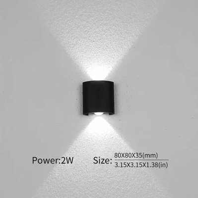 Inspire Curations Modern Nordic Up & Down LED Wall Lamp Minimalist Indoor Bedroom & Corridor Sconce white Light A