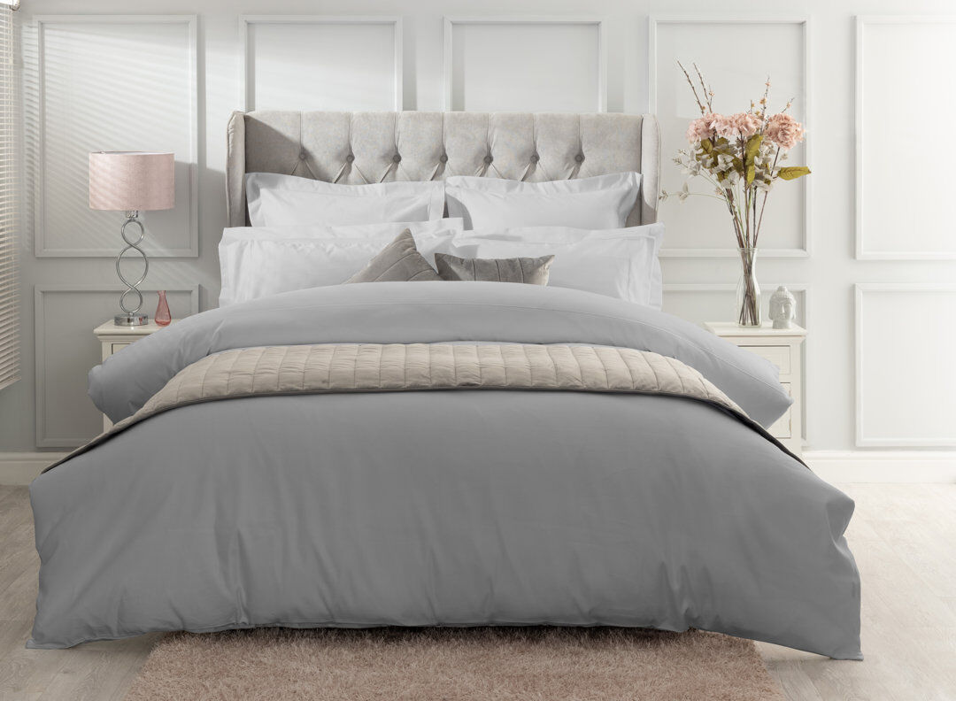 Belledorm Sateen Duvet Cover Platinum