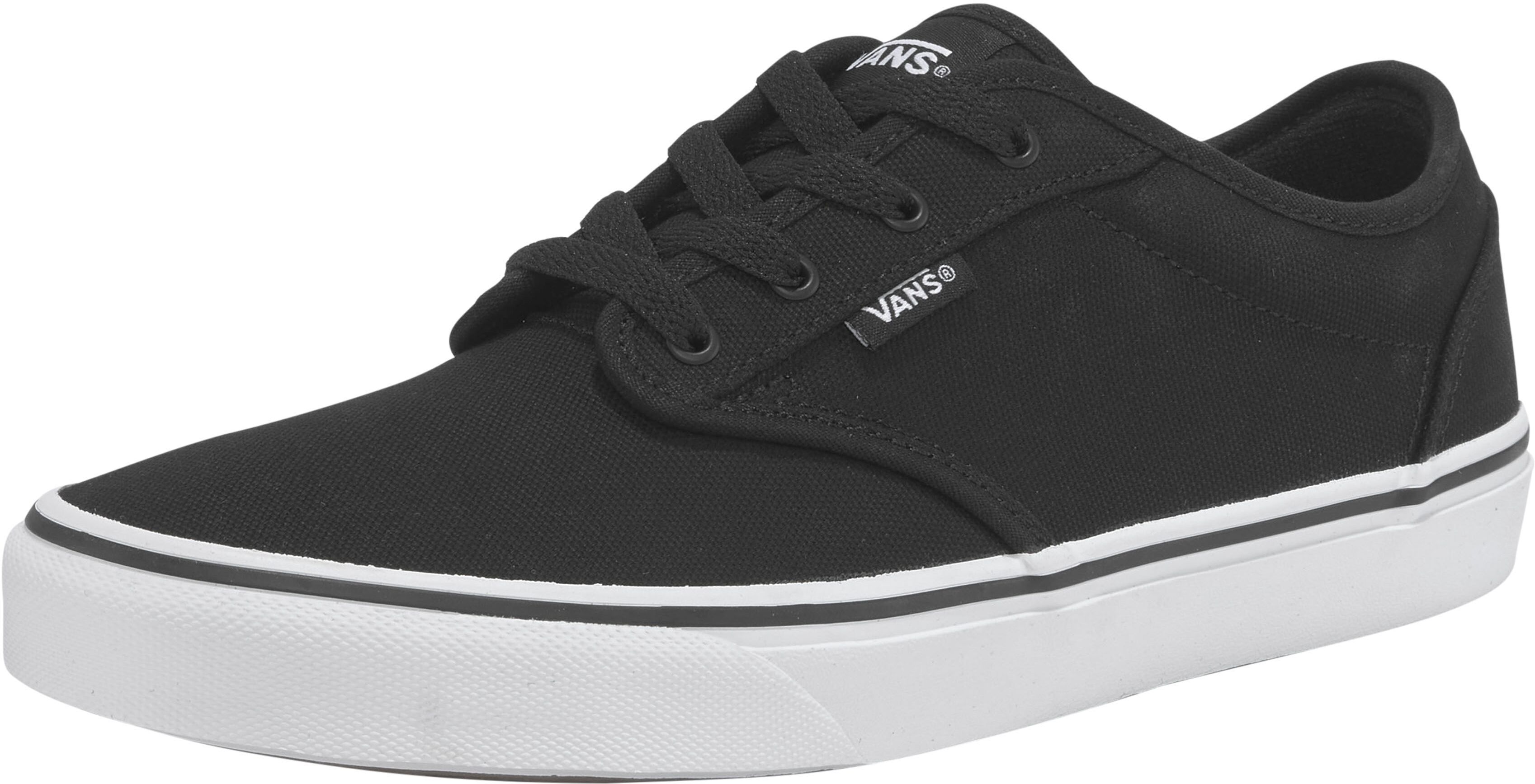 Sneaker VANS "Atwood", Jungen, Gr. 34,5, schwarz, Textil, Schuhe Sneaker schwarz 34,5