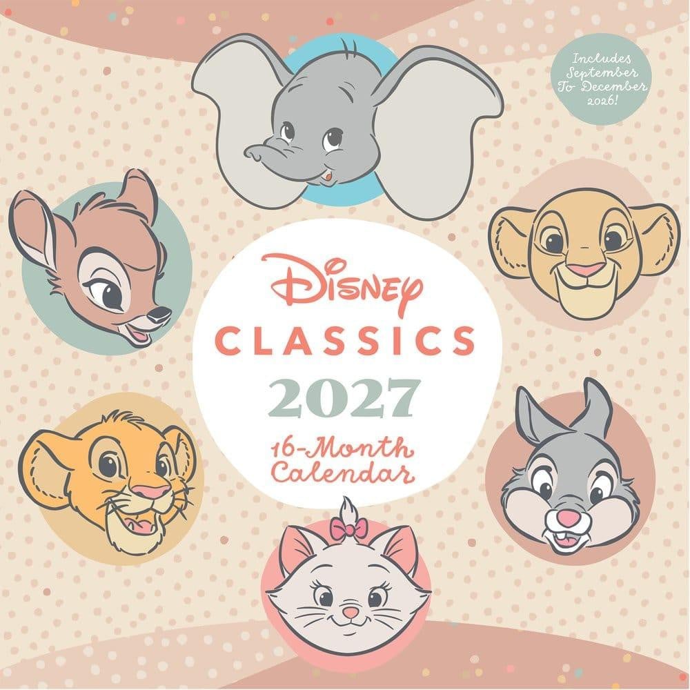 Disney Classics Kalender Treasured Memories 2027, 30 x 30 cm