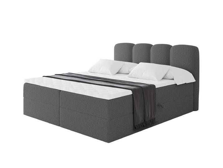Boxbett NINA 180x200 cm Grau - Quelle 92