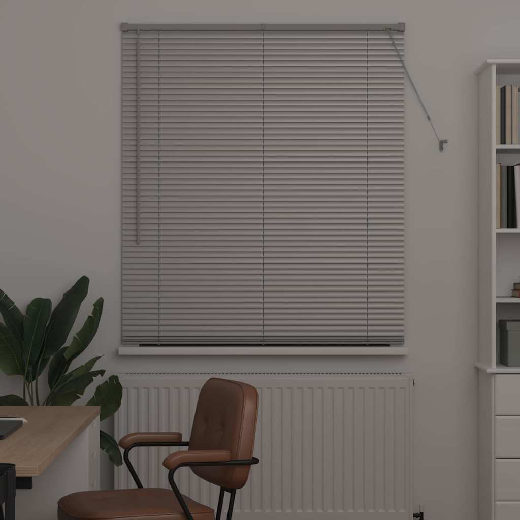 Latitude Run Horizontal/Venetian blind Silver 175cm L x 115cm W