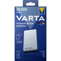 Powerbank Energy 20000 weiß/schwarz, 20.000 mAh