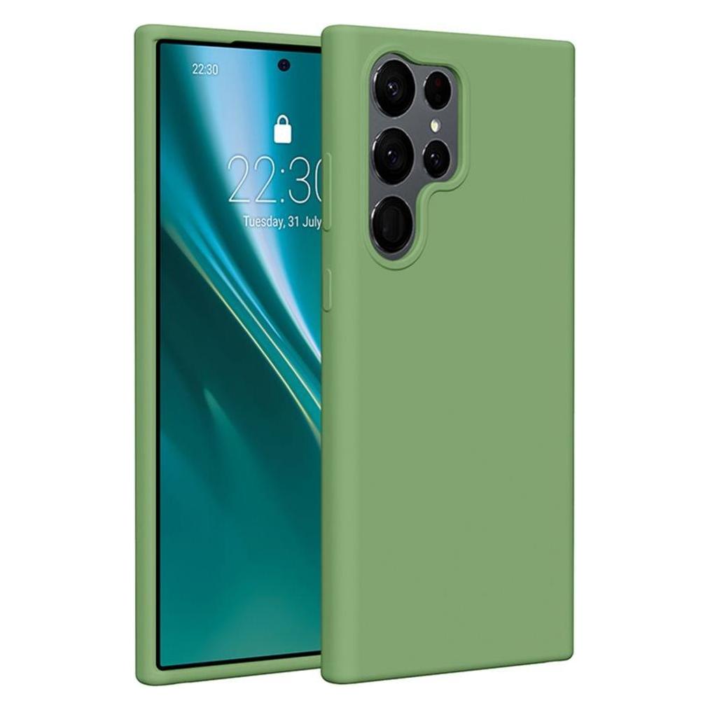 Etteri Silikonhülle für Samsung Galaxy S23 Ultra hellgrün (Samsung Galaxy S23 Ultra) (46455189)