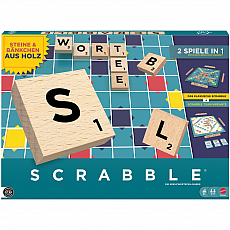 Mattel Scrabble ? Original Holz - deutsch 306083