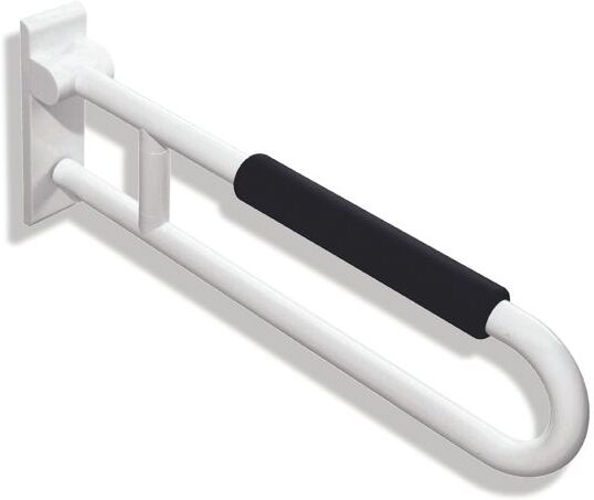Hewi 801 barre d'appui à Hewi 801.50.11136 700 mm, corail, orientable, avec accoudoirs