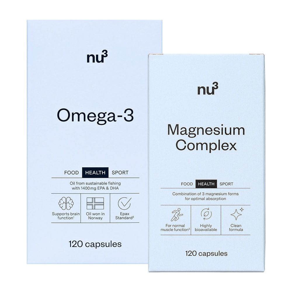 nu3 Premium Magnesium + Omega-3 Fischölkonzentrat 1 St Set
