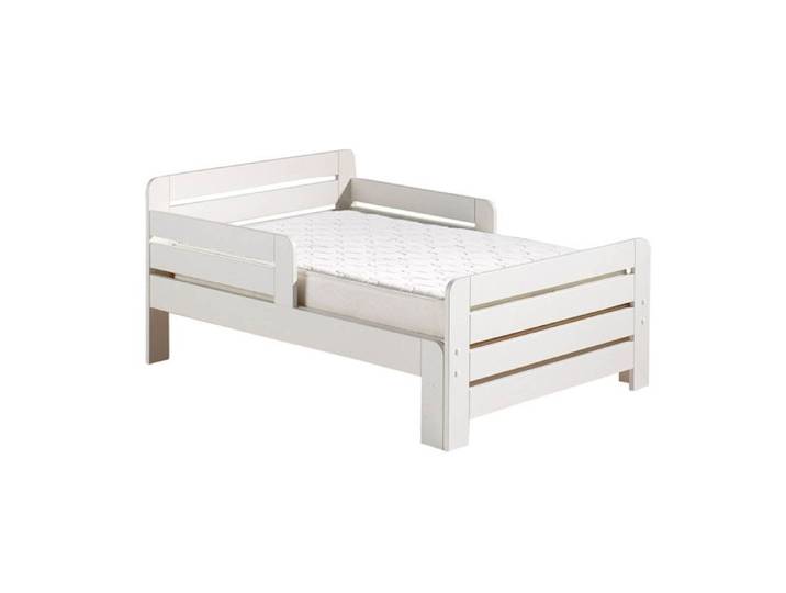 THEMIS - Lit Evolutif Blanc + Matelas Réglable 90x140/200cm