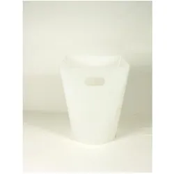 Authentics Midi Square Papierkorb, Abfalleimer, Weiss