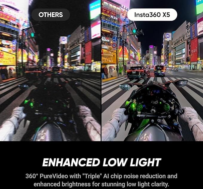 Insta360 X5 8K 360 Action Camera Essentials Bundle Black