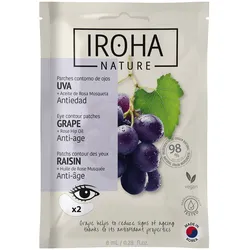 8ml IROHA nature Eye Pads Grape Anti-Age (1 Paar)