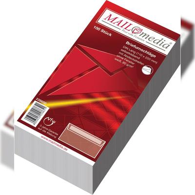 MAILmedia Briefumschlag Offset weiß, DIN Lang, ohne Fenster