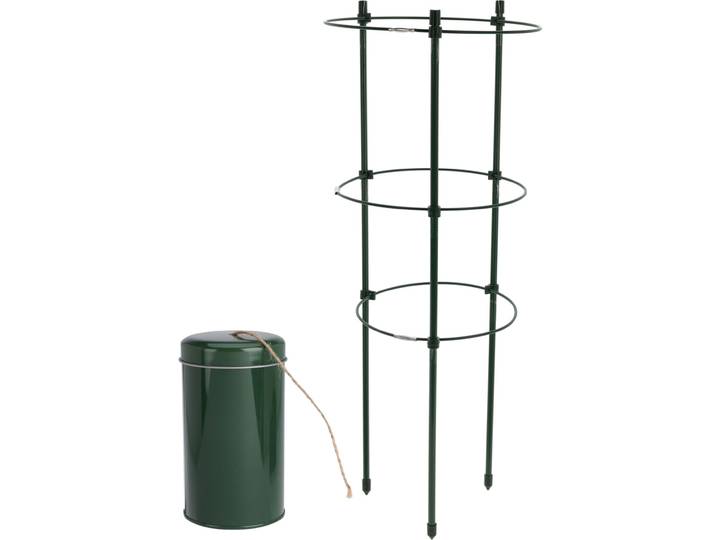 Set aus Pflanzenstütze (60 x Ø 21 cm) & 100m Juteseil