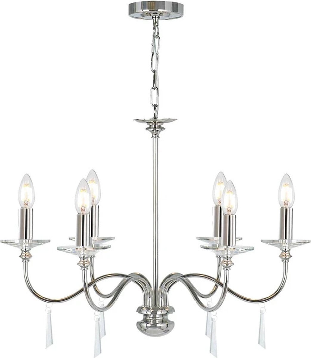 Elstead Lighting LED Kroonluchter met 6 lichtpunten
