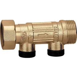 Rückflussverhinderer 3/4'' Kontrollierbar, Messing-Gehäuse Überwurfmutter-AG Anschlüsse