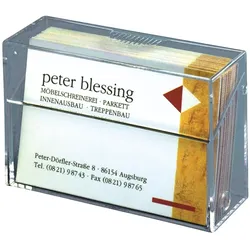 Sigel, Kartenaufbewahrung, Visitenkartenbox 20er Pack