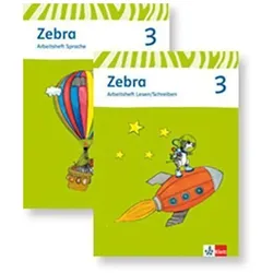 Zebra. Neubearbeitung. Paket (Arbeitsheft Sprache und Arbeitsheft Lesen und Schreiben) 3. Schuljahr, Schulbücher von Ernst Klett Verlag