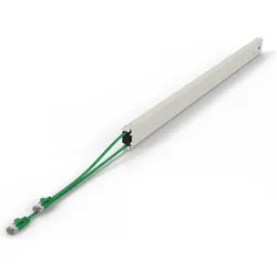Patchbox one / Cassette / 46RU / Cat 6A, STP, 2.5 m, Grün (STP, U/FTP, CAT6a, 2.50 m), Netzwerkkabel